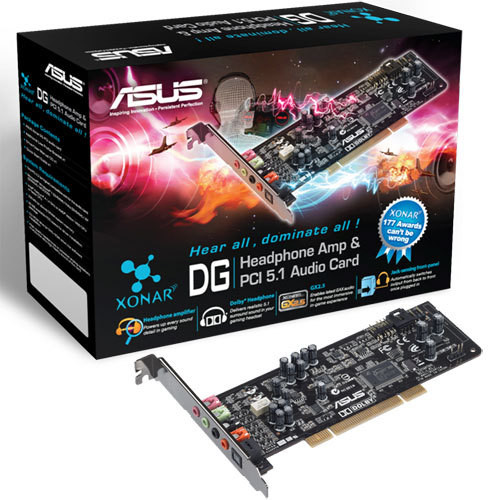 ASUS Xonar DG 5.1 PCI geluidskaart