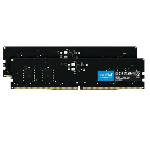 DDR5 16GB PC 4800 CL40 KIT (2x8GB) Crucial Single Rank