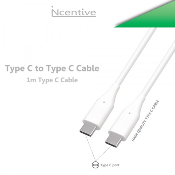 Incentive USB Type-C to Type-C 1M cable