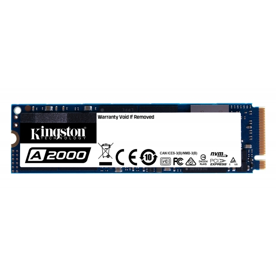Kingston 500GB A2000 NVMe M.2 Solid State Disk