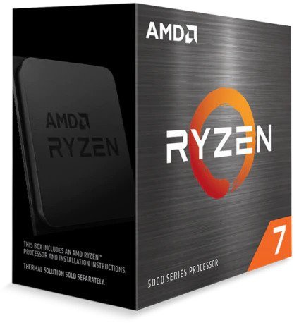 AMD Ryzen 7 5800X, 3,8 GHz (4,7 GHz Turbo Boost) socket AM4 processor