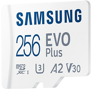 SD MicroSD Card 256GB Samsung SDXC EVO Plus