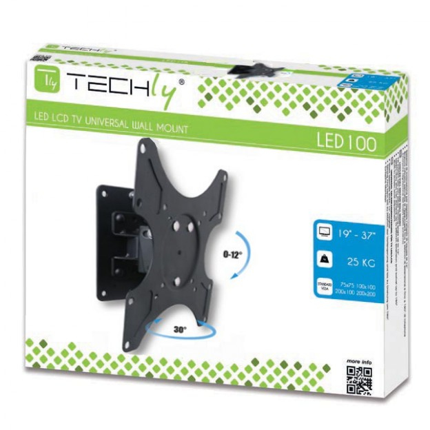 Techly wall mount LCD TV LED 19