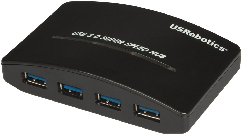 USRobotics USB-HUB 4-Port USB 3.0 met voeding