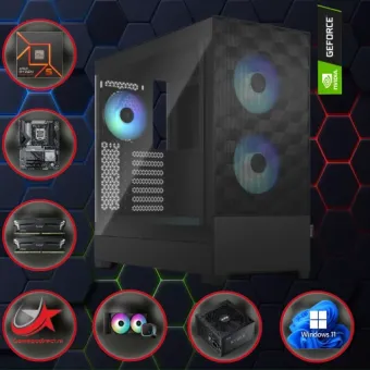 GAME PC POP: AMD A9810: AMD Ryzen 5 7600 (opties) / Nvidia RTX 5060 Ti 16GB / W11
