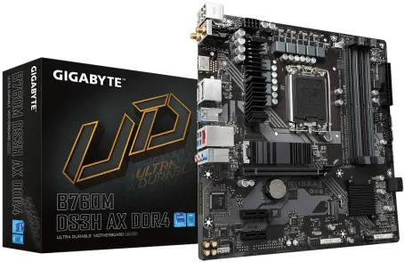MB Gigabyte B760M DS3H AX DDR4 (B760,S1700,mATX,Intel)