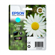 Epson 18 (T1802) inktcartridge cyaan (origineel)