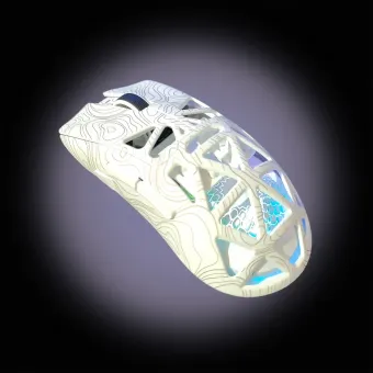 FURYCUBE G11 White Contour Wireless Gaming Muis