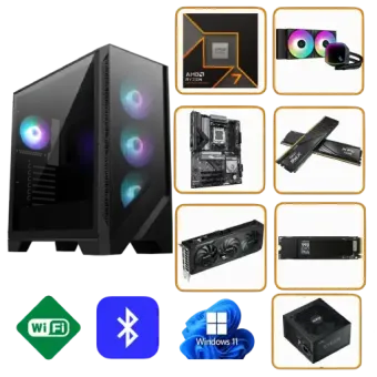 GAMING PC 320R PRB1.0 | AMD RYZEN 7 9700X | 32GB DDR5 | Nvidia RTX 5070 12GB | W11