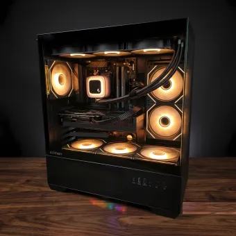 GamePCDirect Flux Halo 9700X | AMD RYZEN 7 9700X | 32GB DDR5 | Nvidia RTX 5070 12GB | W11