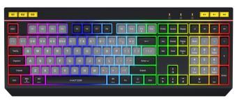 HATOR Icefall, black (black-grey keycaps) Keyboard