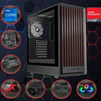 GAME PC M1 ARGB: Intel i9655: Intel Core i5 14600KF / AMD RX 9070 16GB / W11