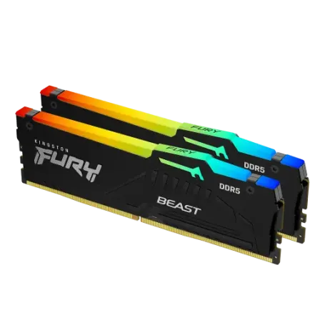 DDR5 32GB PC 5600 CL36 Kingston KIT (2x16GB) FURY Beast RGB