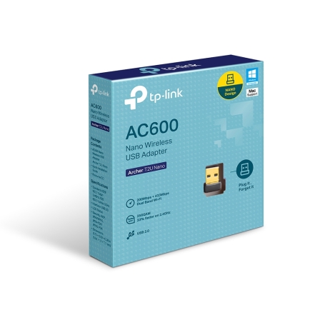 TP-Link AC600 T2U Wireless USB Nano Adapter
