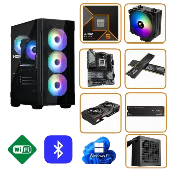 GAMING PC NEO PRB1.0 | Ryzen 5 9600X | 32GB DDR5 | AMD RX 9060 XT 16GB | W11