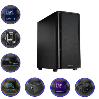 Workstation U5235: Intel ULTRA 5 235 (14 Cores) | 32 GB DDR5 | 1TB NVMe SSD | W11 Pro
