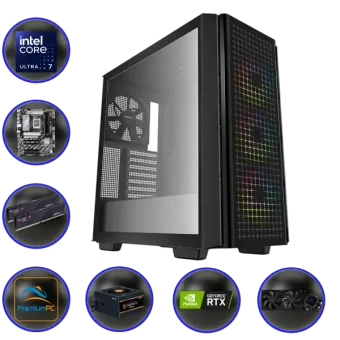 GAME PC CG540 INTEL U6570: INTEL Core ULTRA 7 265K Nvidia RTX 4070 12GB