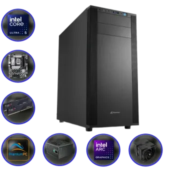 Workstation UB5245: Intel ULTRA 5 245K (14 Cores) | 32 GB DDR5 | 1TB NVMe SSD | W11 Pro