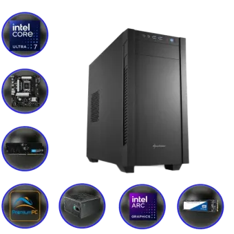 Premium PC US7265 V2: Intel ULTRA 7 265 (20 Cores) | 16 GB DDR5 | 1TB NVMe SSD | W11 Pro