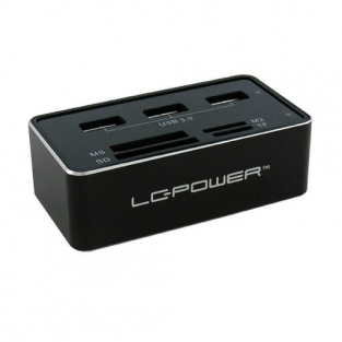 USB-Hub LC-Power 3x USB3.0 + multi Cardreader