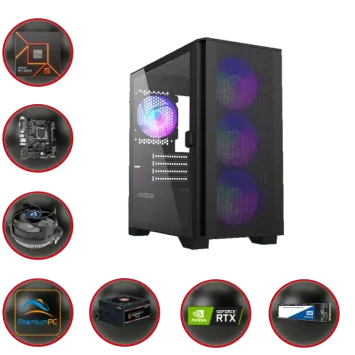 GAME PC AIR 3 8470 AMD : AMD Ryzen 5 8400F Nvidia RTX 4070 12GB