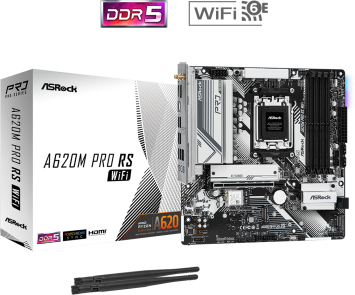 Mobo ASRock A620M Pro RS WiFi