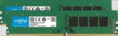 DDR4 16GB PC 2666 CL19 KIT (2x8GB) Crucial Single Rank