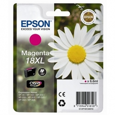 Epson 18XL (T1813) inktcartridge magenta XL (origineel)